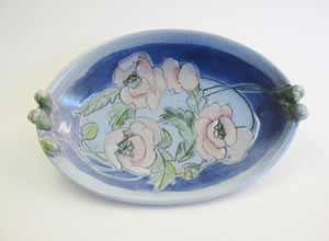 Pottery plate by Victoria Jenkins